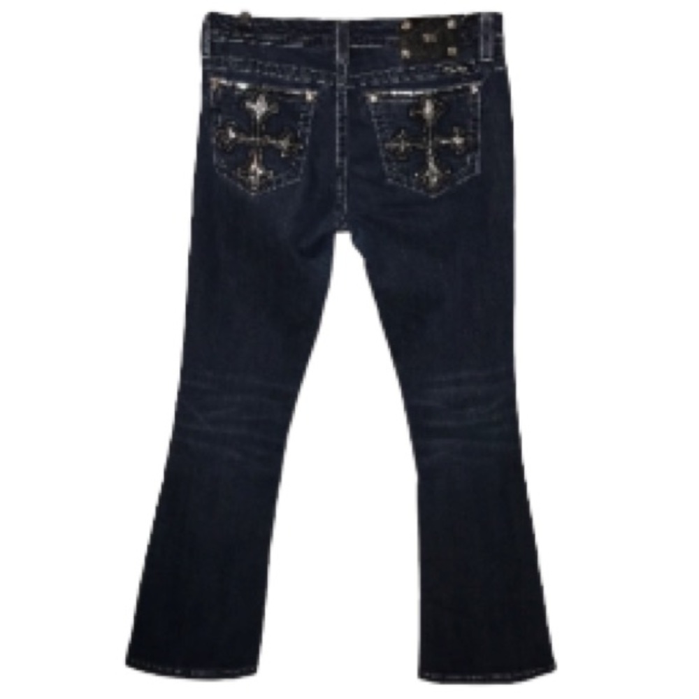 Miss Me Jeans Size 28 MID-RISE/EASY BOOT STYLE NO:JE249E2A